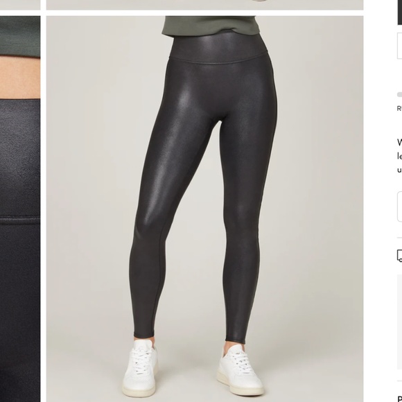 Assets By Spanx Pants - Spanx faux leather legging - size XL